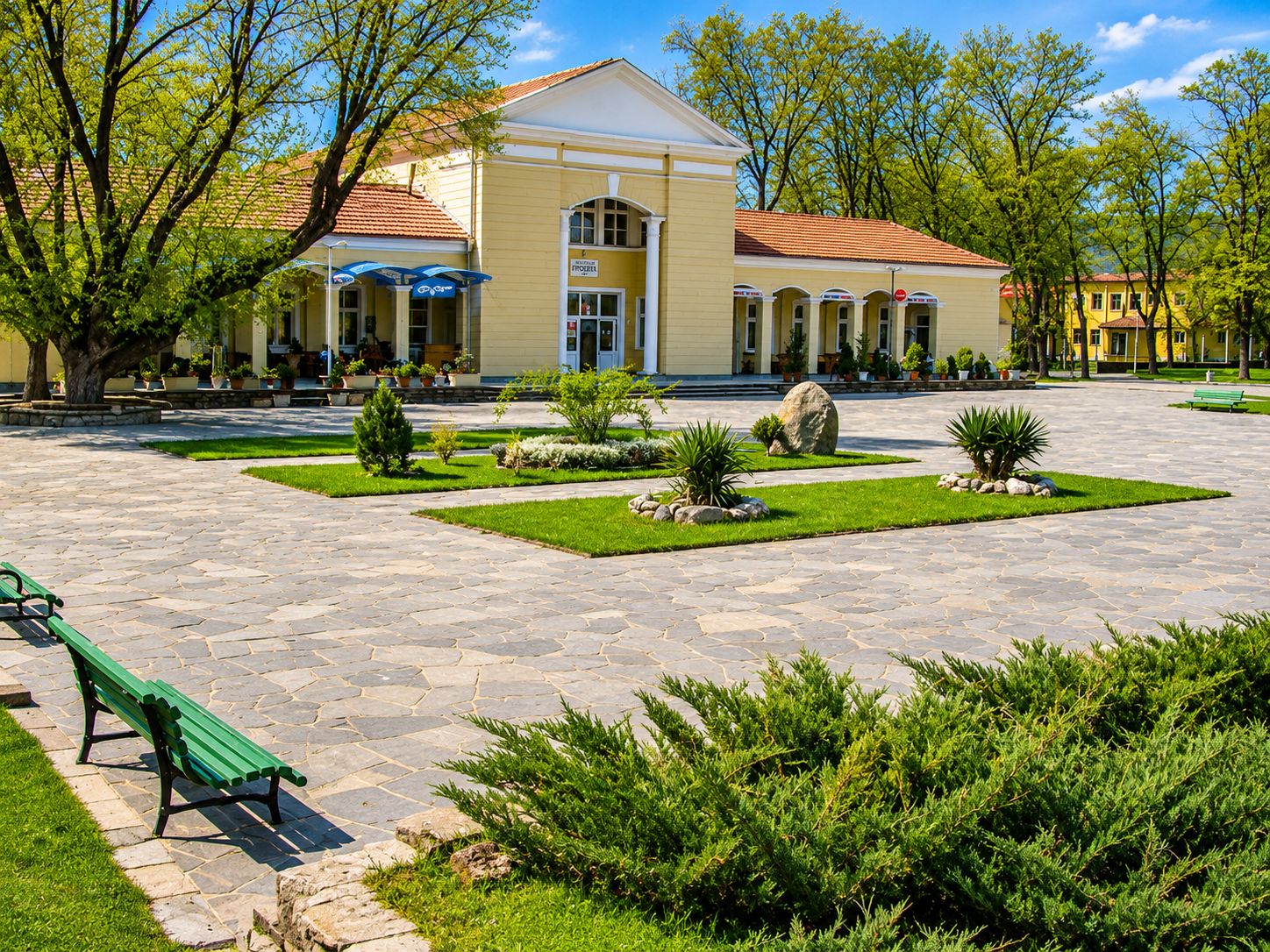 Забележителност в центъра на Баня