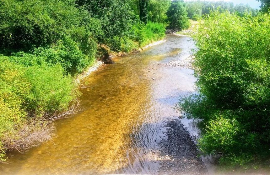 Banya yakınındaki Stryama Nehri