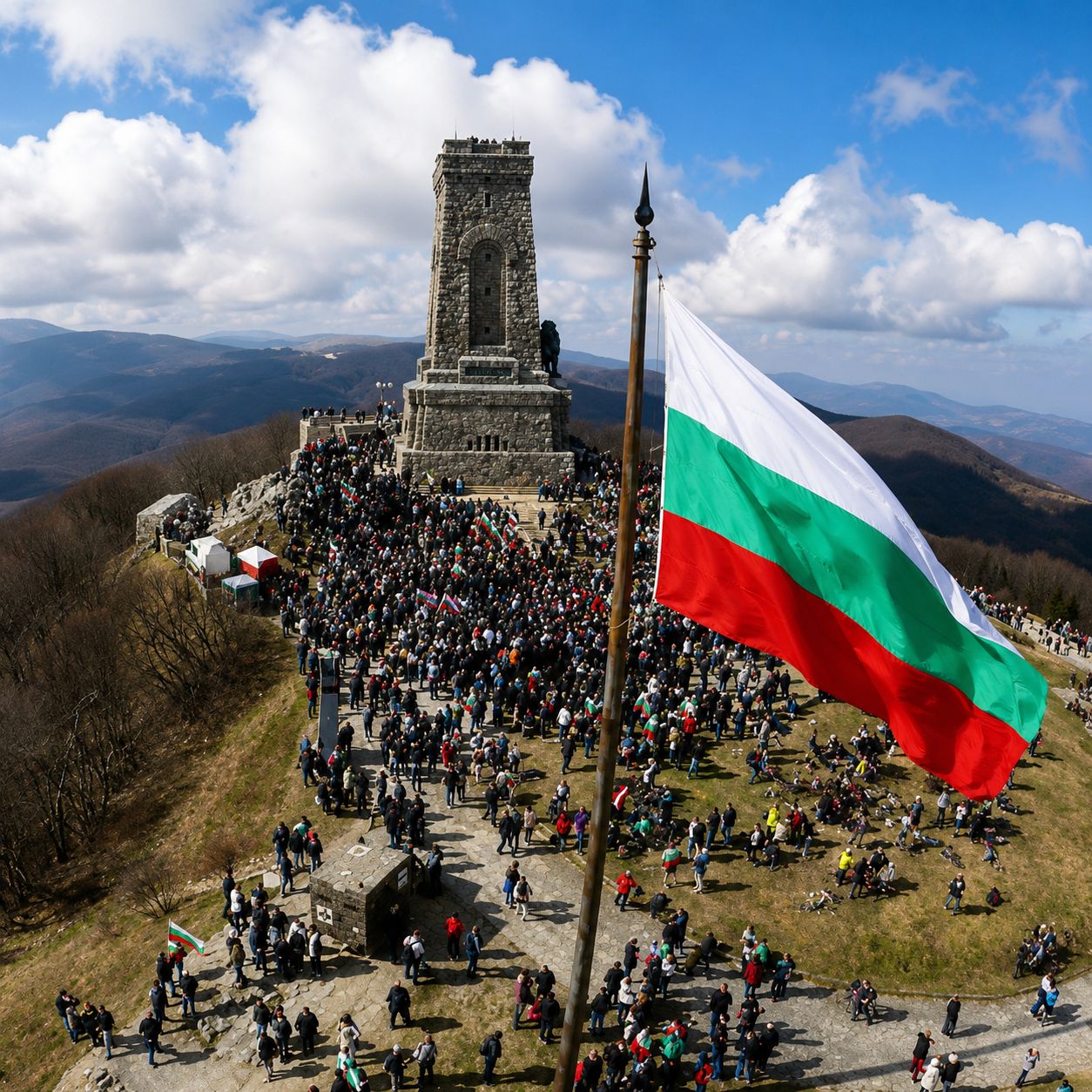 Third of March celebration in Banya
